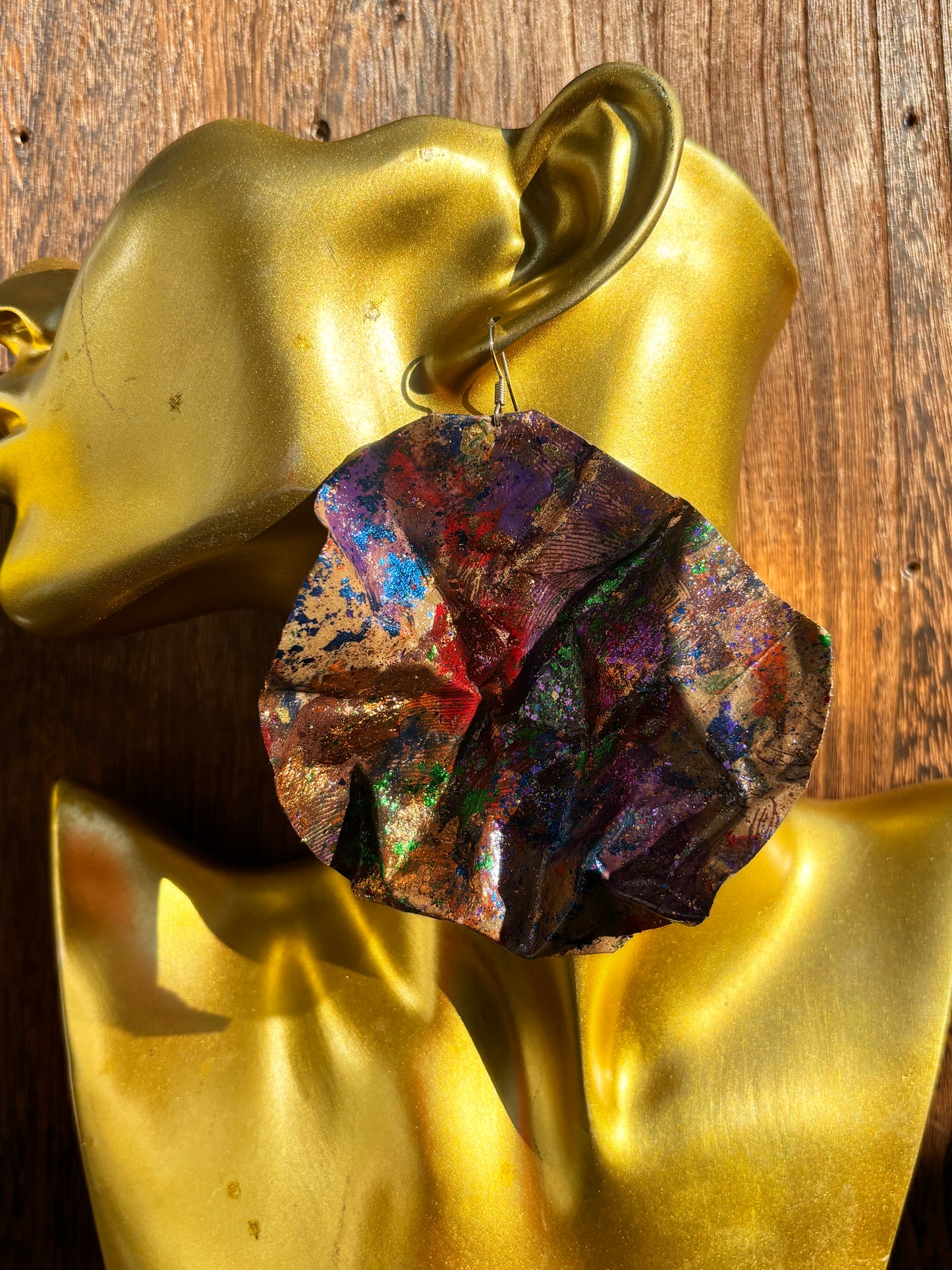 Gold, Red, Navy, Ocean, Bronze, Purple, Green - Earrings - MAR1026